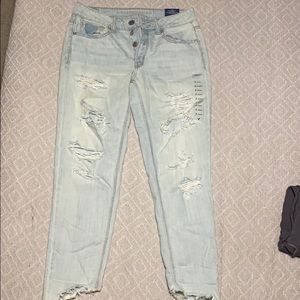 American Eagle! Tom girl jeans. Size 2!
